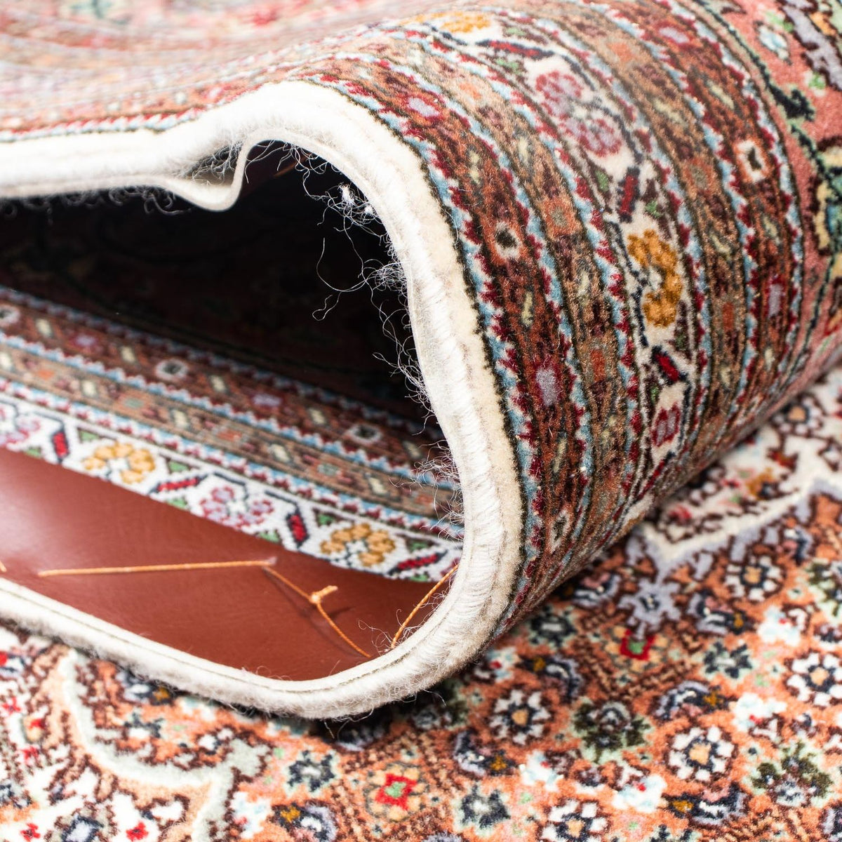 Persisk matta - Tabriz - 341 x 251 cm - mörkbrun