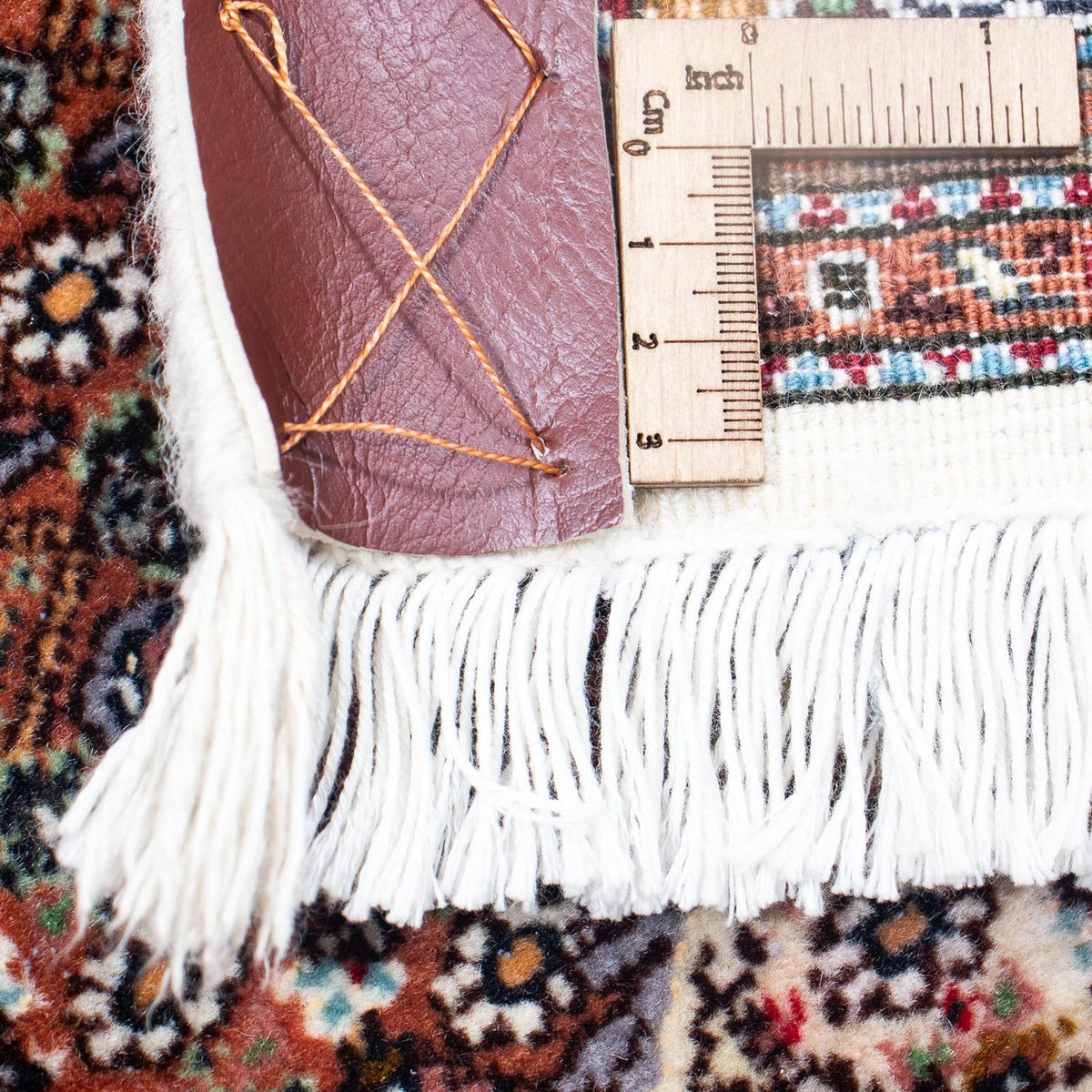 Persisk matta - Tabriz - 341 x 251 cm - mörkbrun