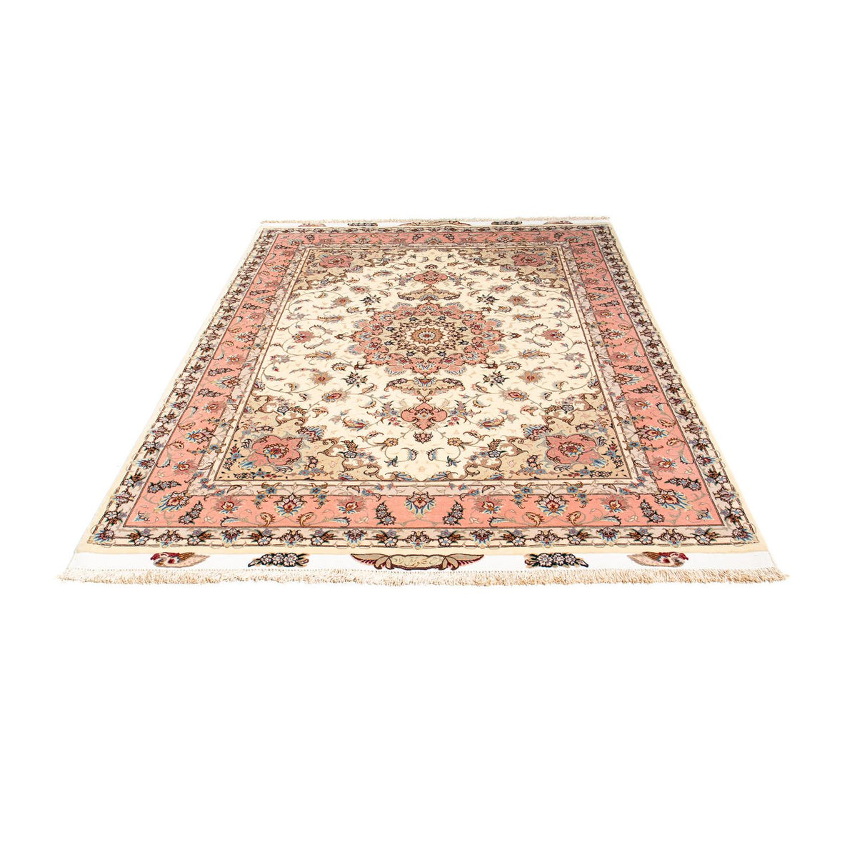 Persisk matta - Tabriz - Royal - 210 x 150 cm - beige