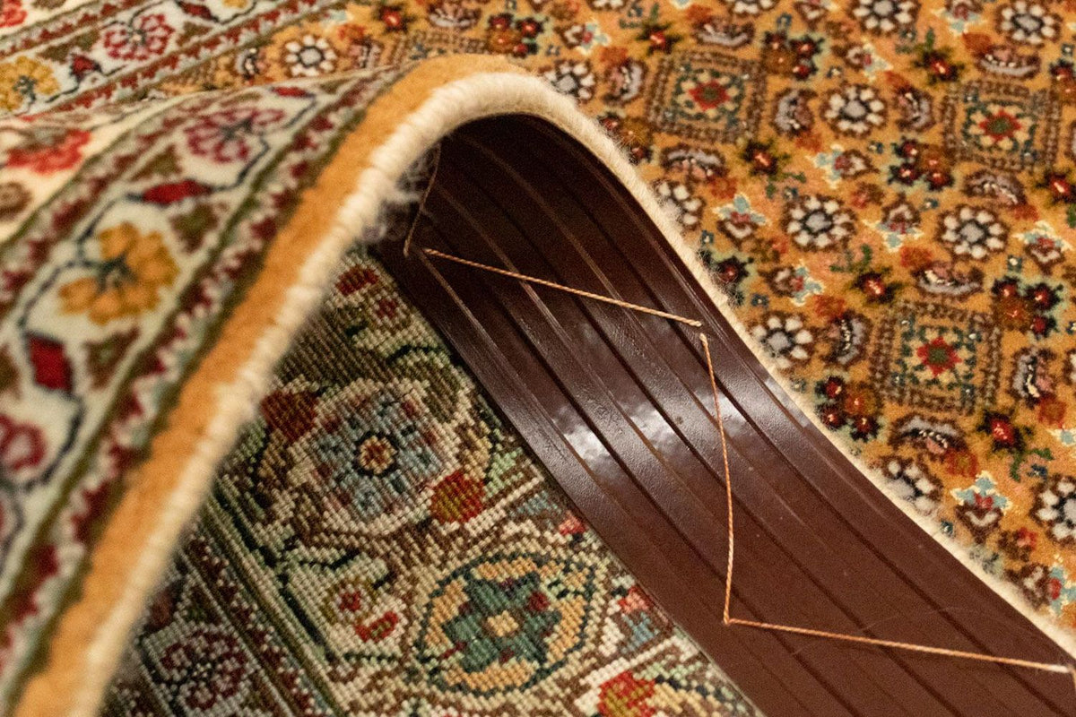 Persisk matta - Tabriz - Royal - 134 x 75 cm - ljusbrun