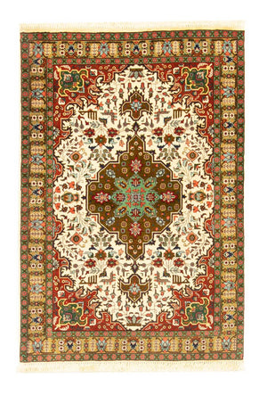 Persisk matta - Tabriz - Royal - 150 x 104 cm - beige