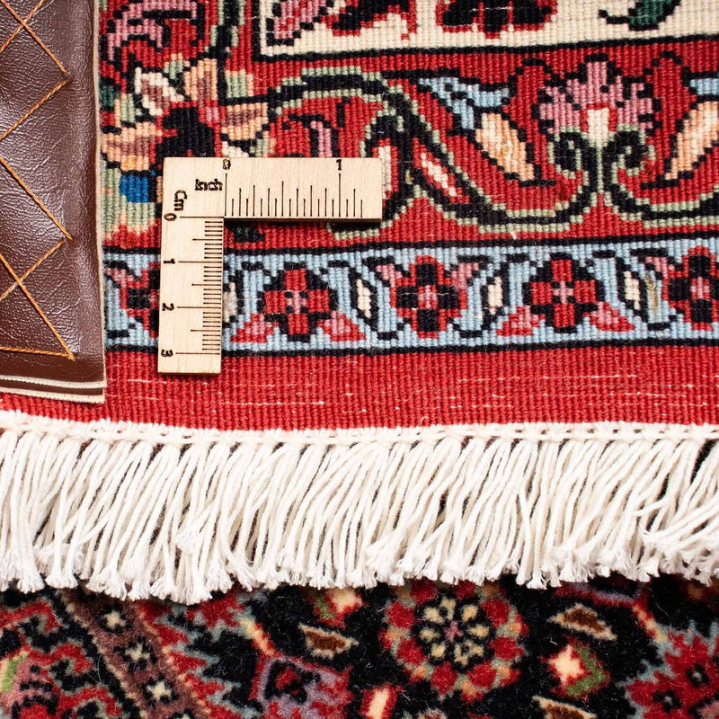 Persisk matta - Bijar - 263 x 203 cm - mörkröd