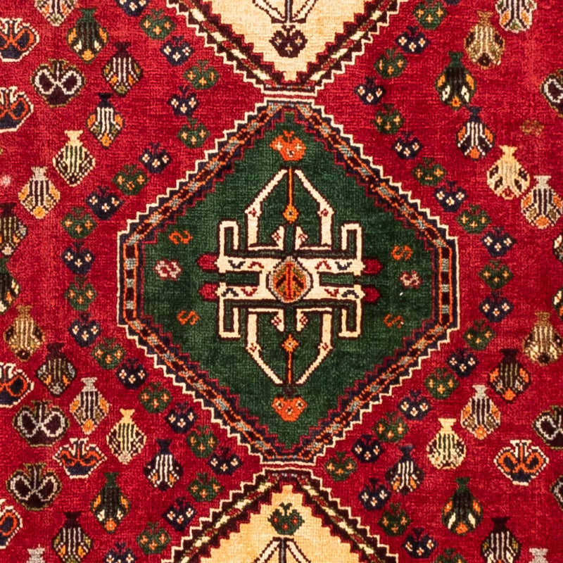 Persisk matta - Nomadic - 258 x 175 cm - mörkröd