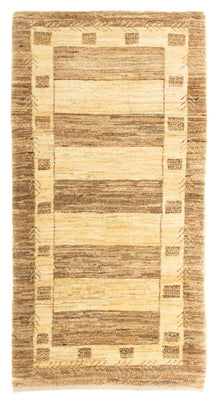 Gabbeh-matta - persisk - 137 x 72 cm - beige