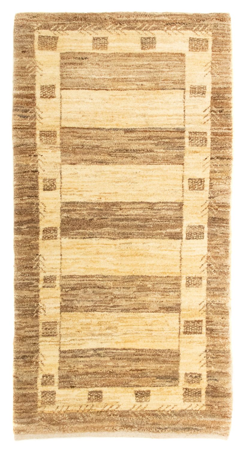 Gabbeh-matta - persisk - 137 x 72 cm - beige