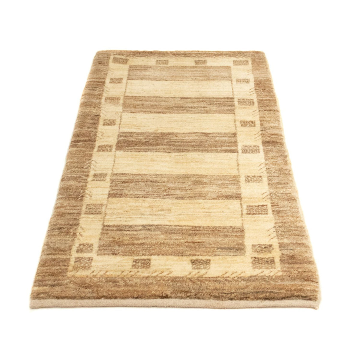 Gabbeh-matta - persisk - 137 x 72 cm - beige