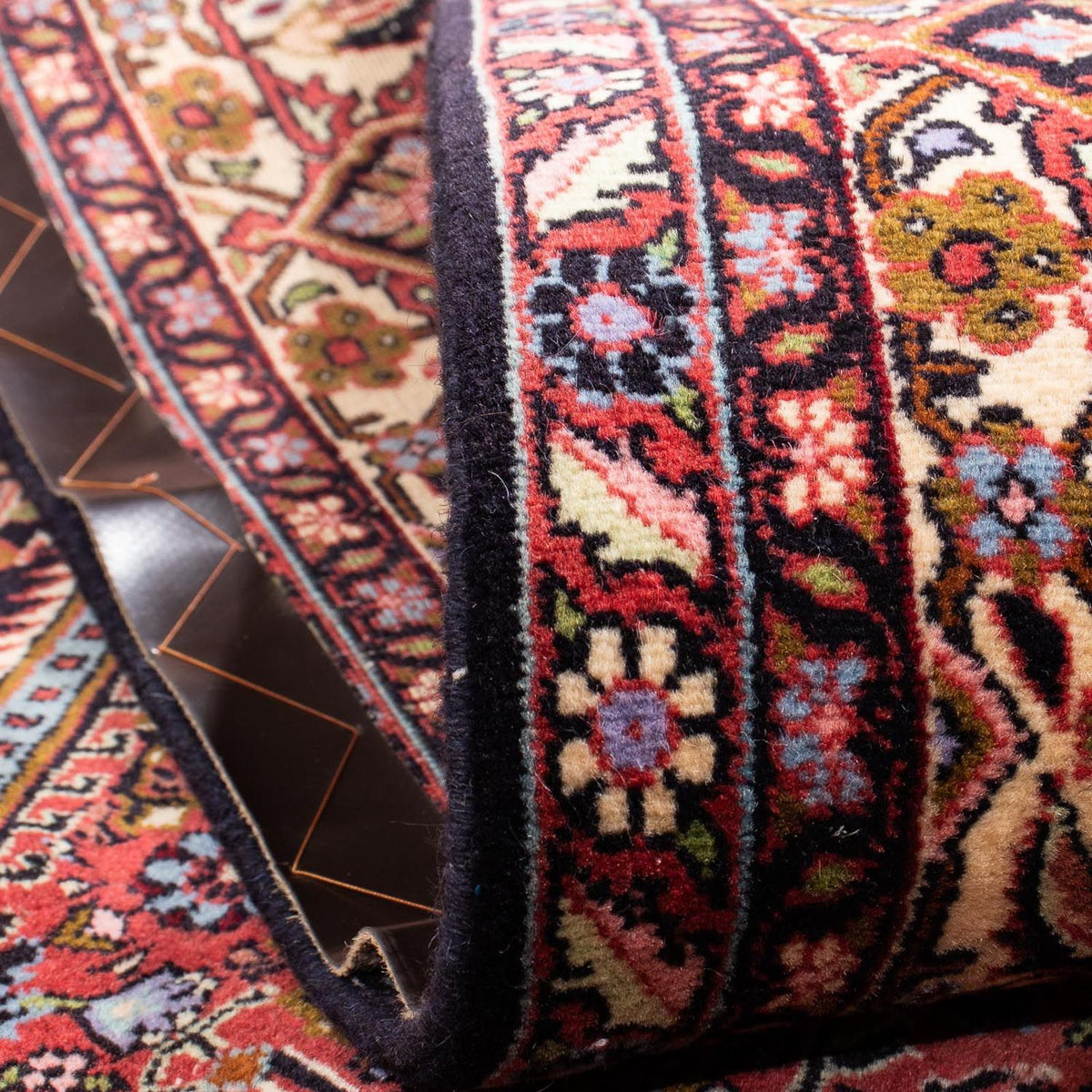 Persisk matta - Bijar - 275 x 203 cm - brun