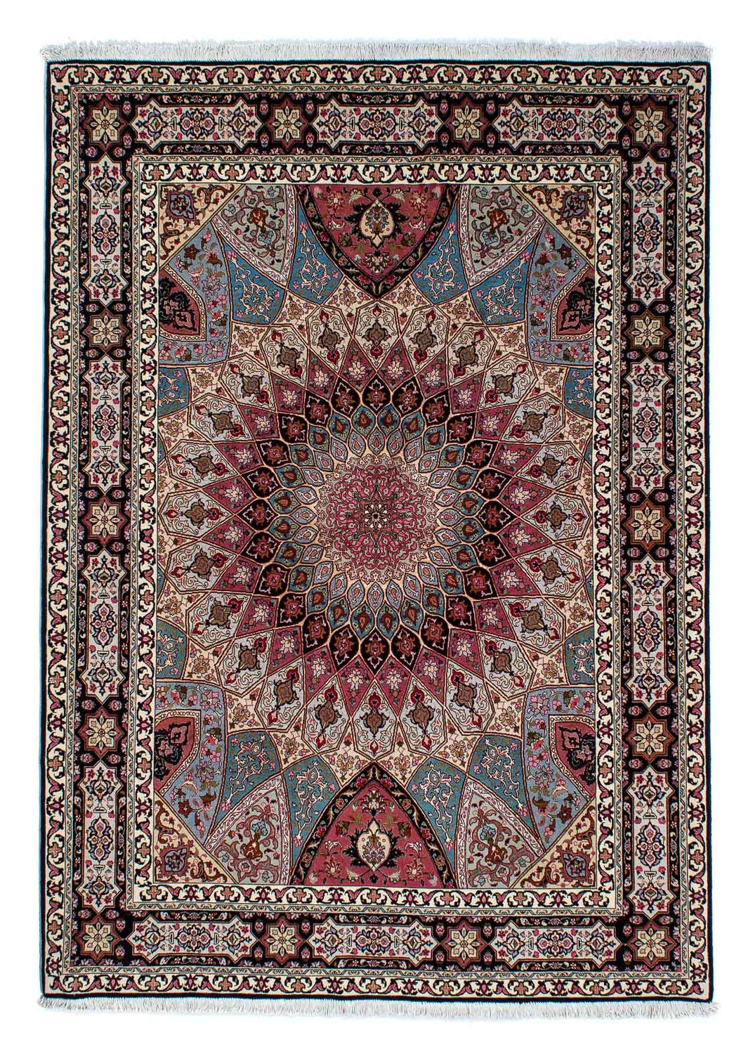 Persisk matta - Tabriz - Royal - 217 x 158 cm - flerfärgad