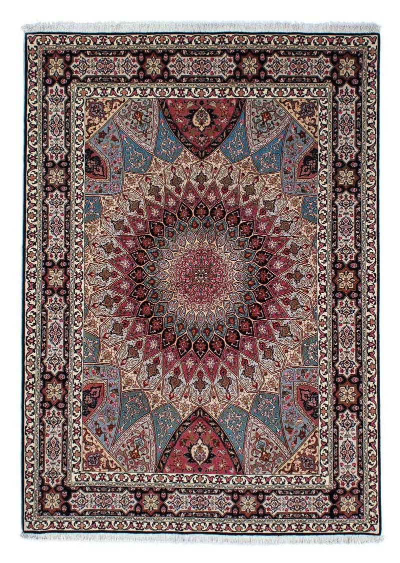 Persisk matta - Tabriz - Royal - 217 x 158 cm - flerfärgad
