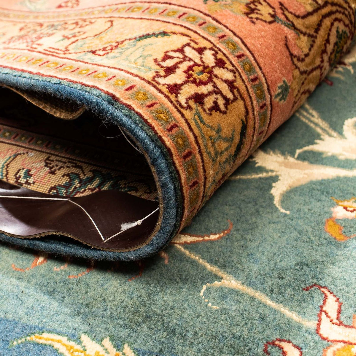 Persisk matta - Tabriz - Royal - 305 x 200 cm - ljusgrön