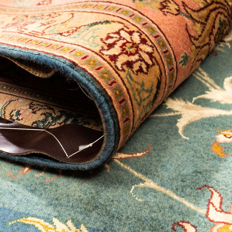 Persisk matta - Tabriz - Royal - 305 x 200 cm - ljusgrön