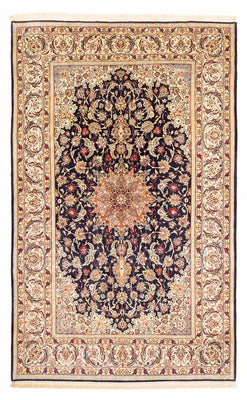 Persisk matta - Isfahan - Premium - 327 x 202 cm - mörkblå