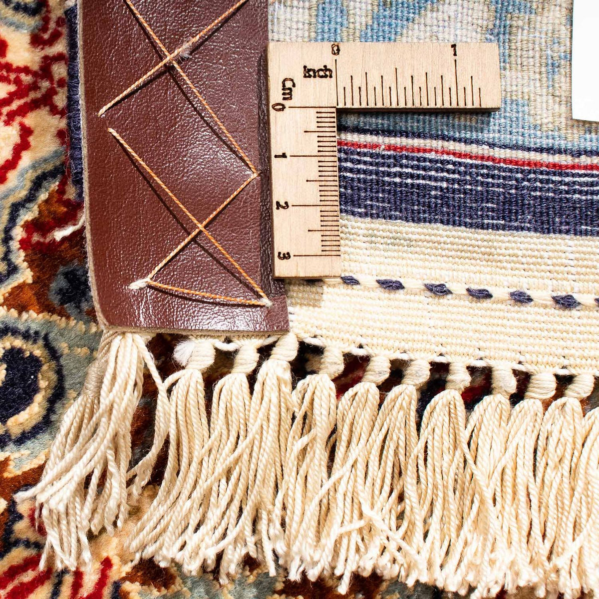 Persisk matta - Isfahan - Premium - 327 x 202 cm - mörkblå