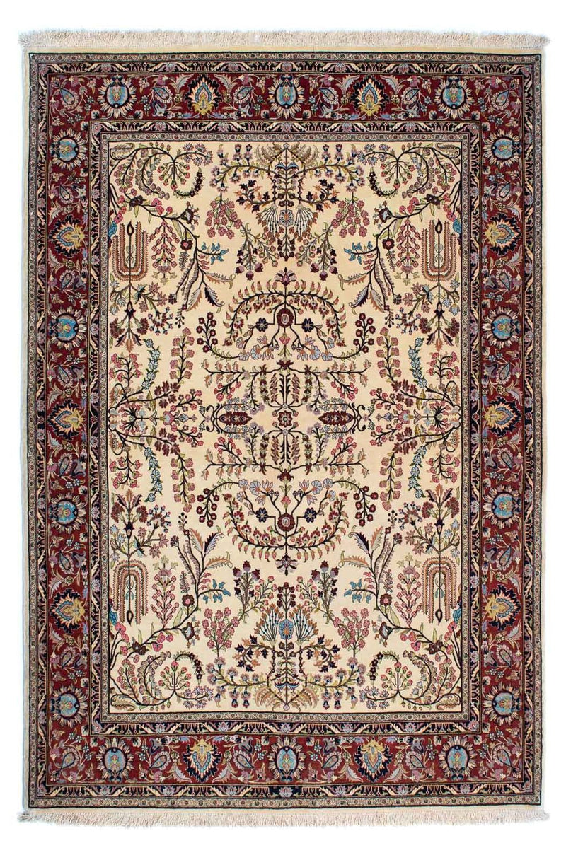 Persisk matta - Ghom - 207 x 142 cm - beige