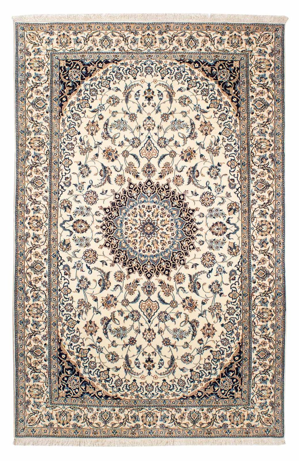 Persisk matta - Nain - Premium - 198 x 130 cm - beige