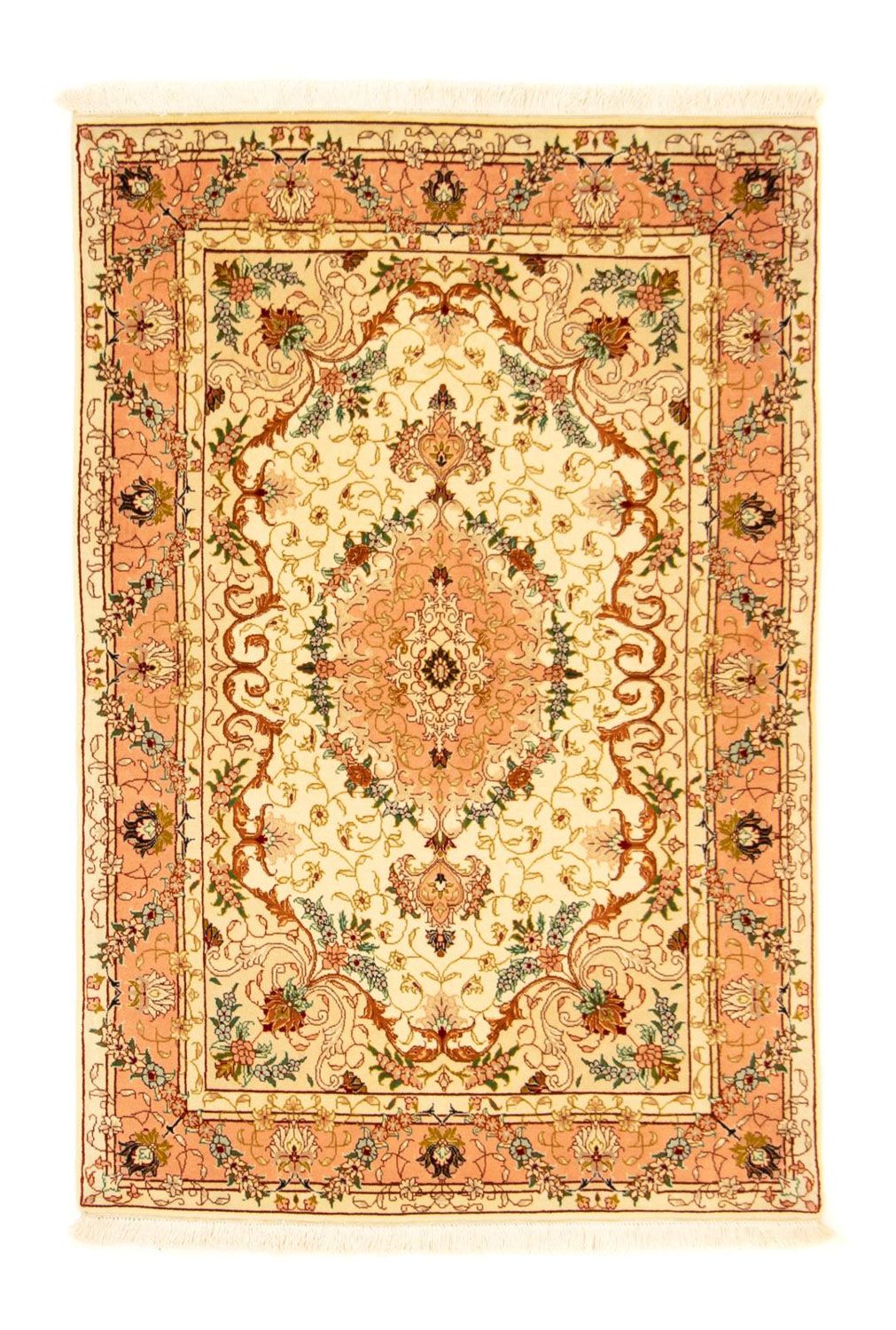 Persisk matta - Tabriz - Royal - 148 x 98 cm - beige