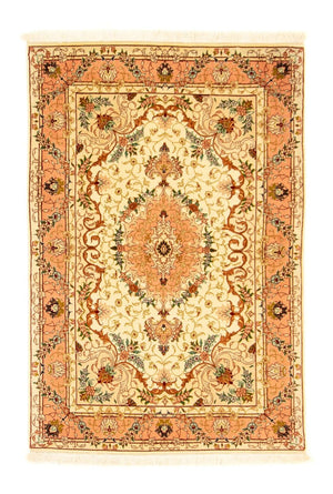Persisk matta - Tabriz - Royal - 148 x 98 cm - beige