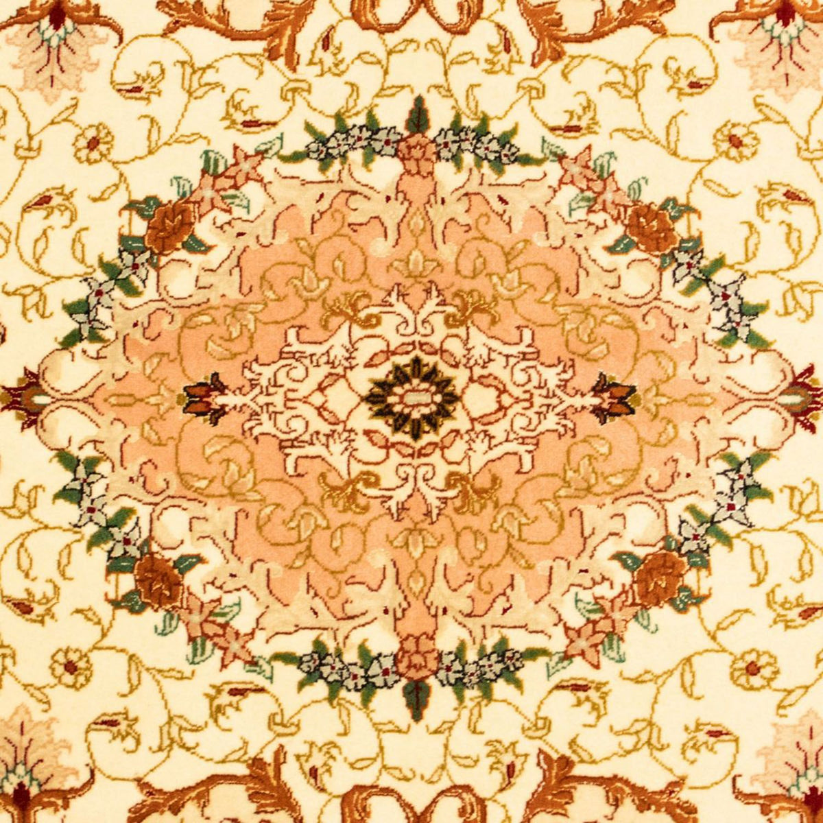 Persisk matta - Tabriz - Royal - 148 x 98 cm - beige