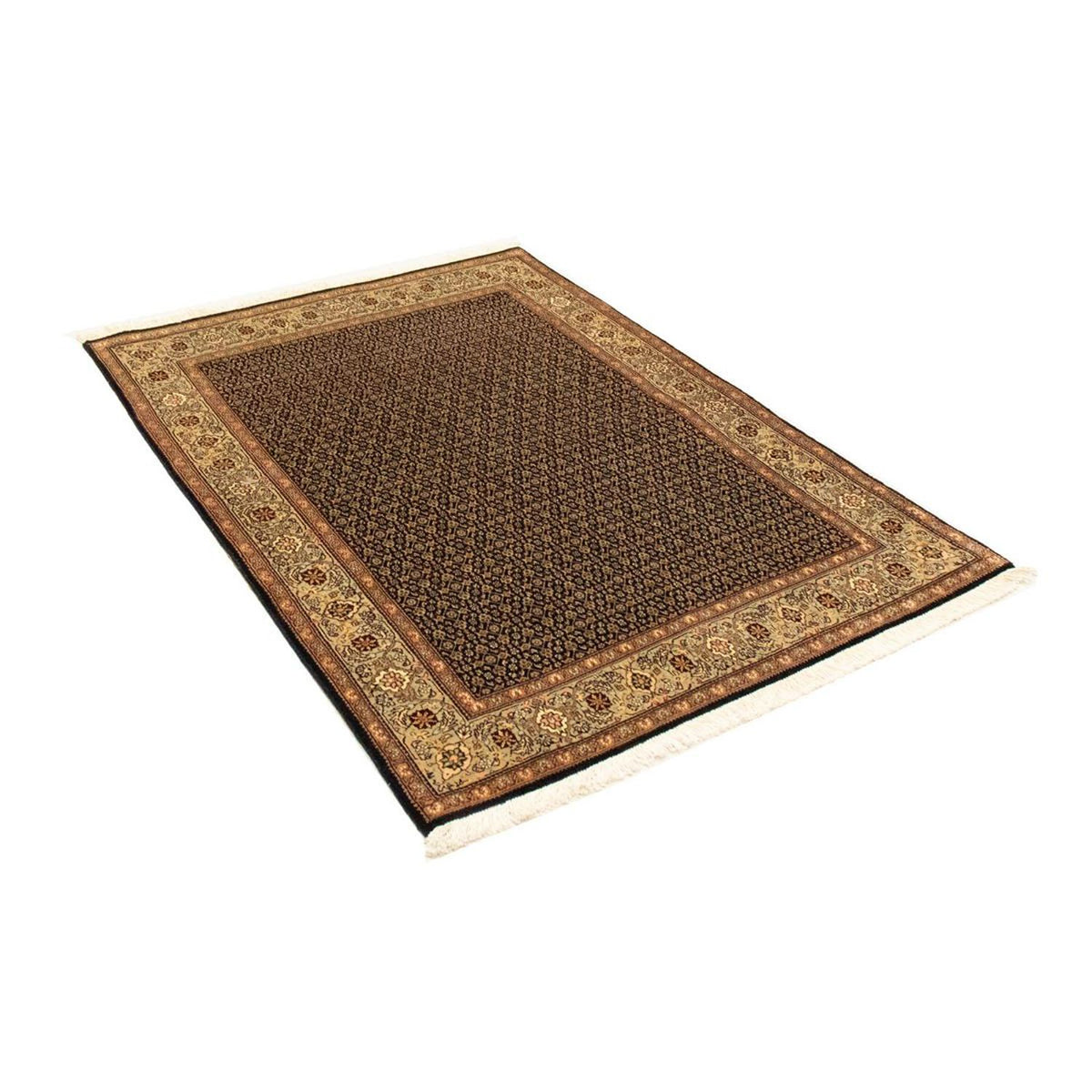 Persisk matta - Tabriz - Royal - 141 x 100 cm - mörkblå