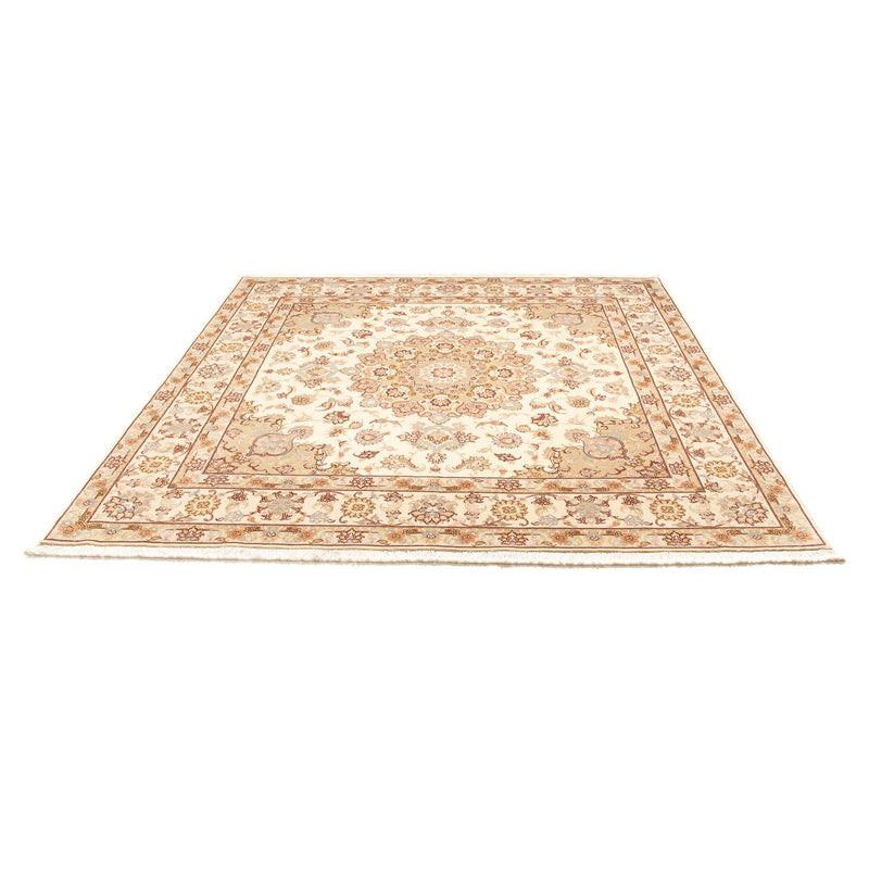 Persisk matta - Tabriz - Royal kvadrat  - 206 x 202 cm - beige