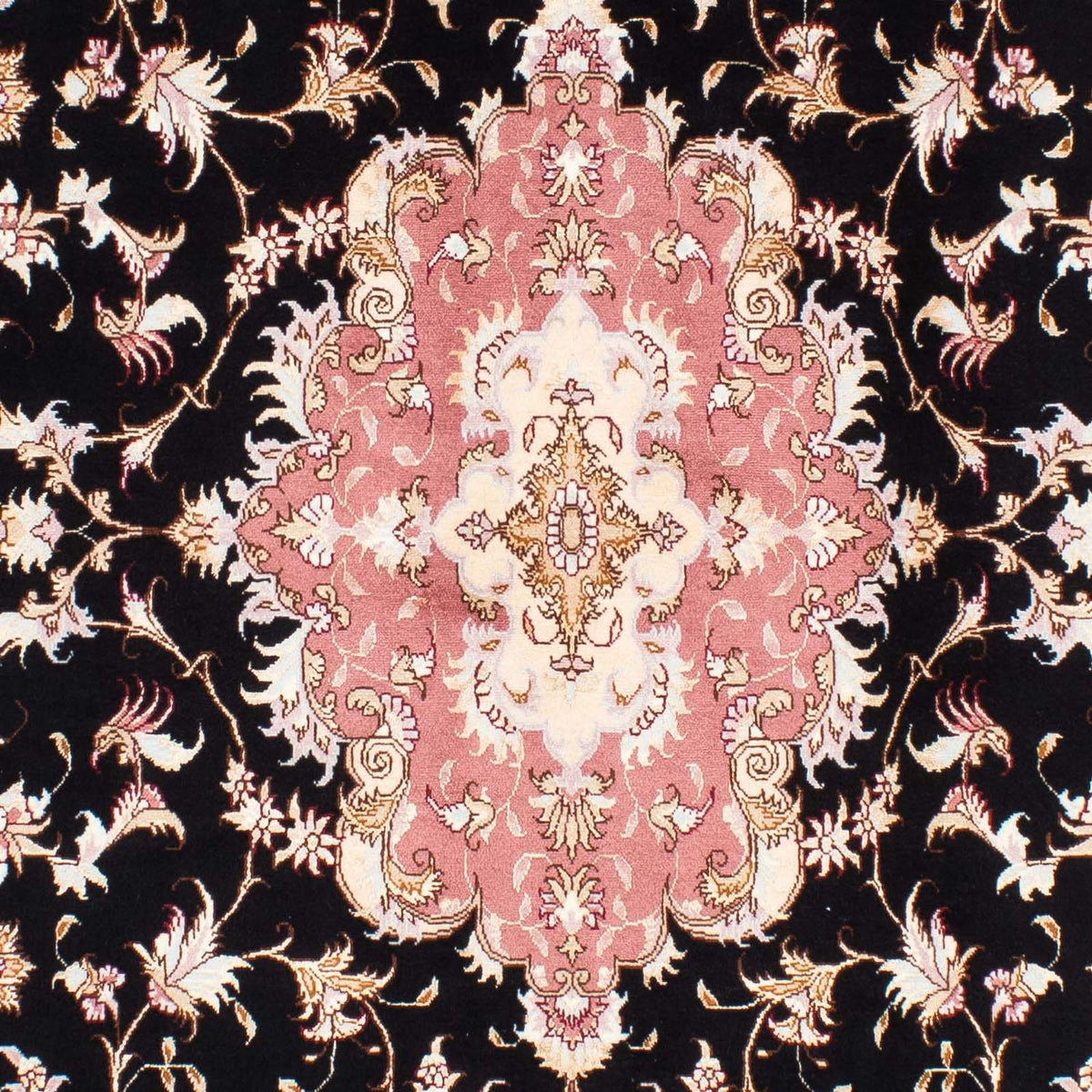 Persisk matta - Tabriz - Royal - 243 x 168 cm - mörkblå