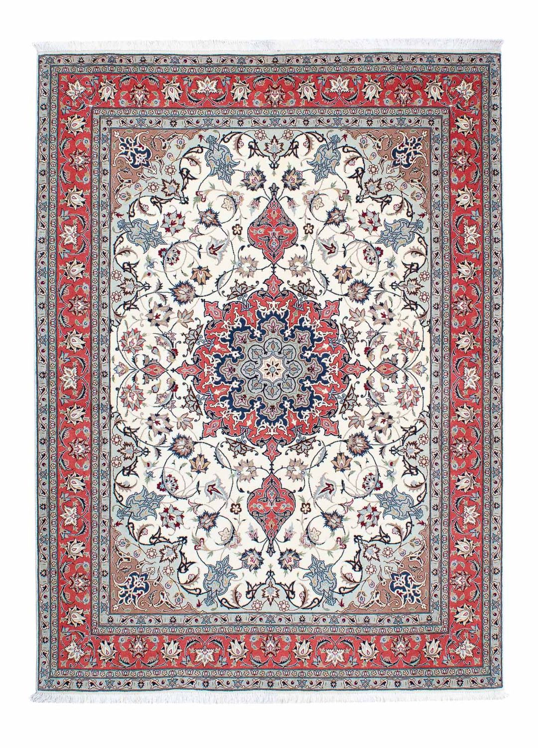 Persisk matta - Tabriz - Royal - 215 x 153 cm - beige