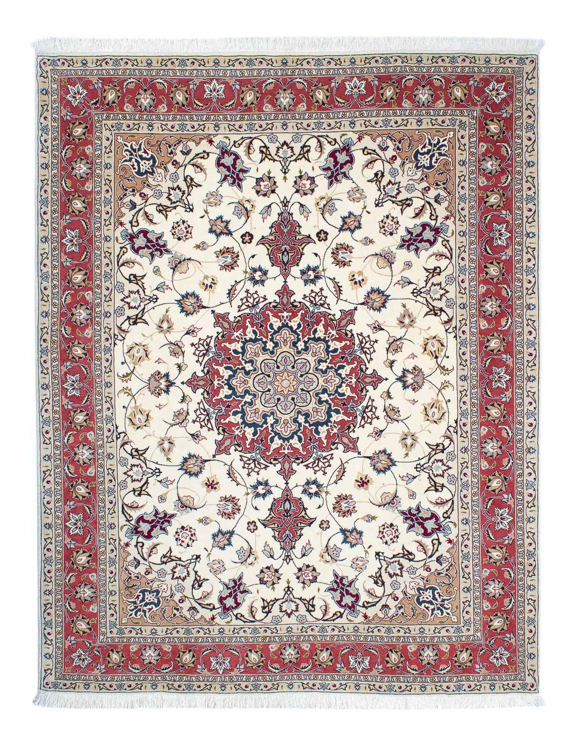 Persisk matta - Tabriz - Royal - 198 x 154 cm - beige