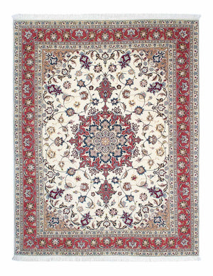 Persisk matta - Tabriz - Royal - 198 x 154 cm - beige