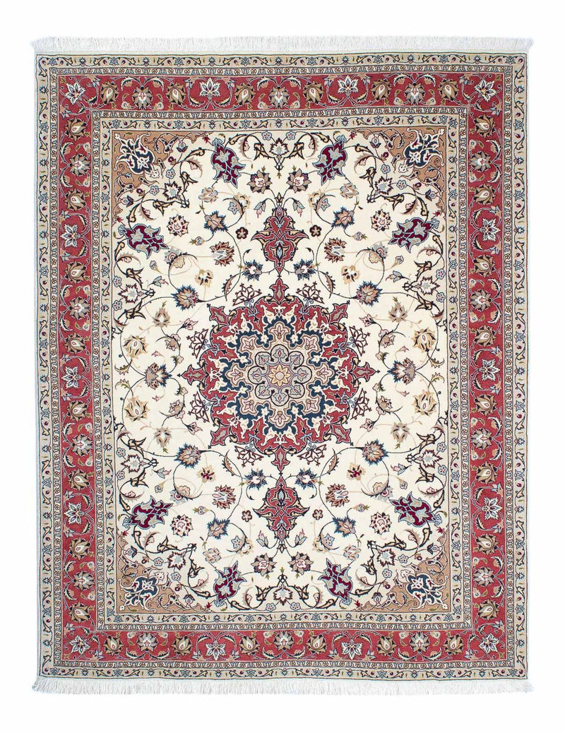 Persisk matta - Tabriz - Royal - 198 x 154 cm - beige