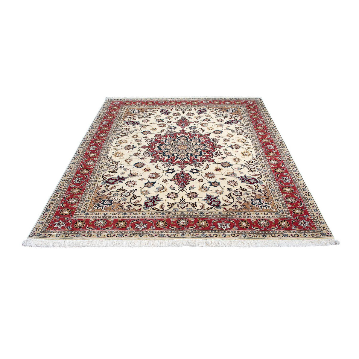 Persisk matta - Tabriz - Royal - 198 x 154 cm - beige