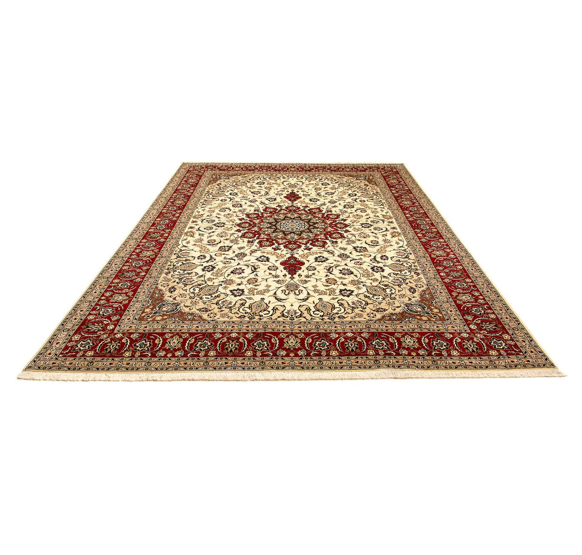 Persisk matta - Tabriz - 358 x 254 cm - beige