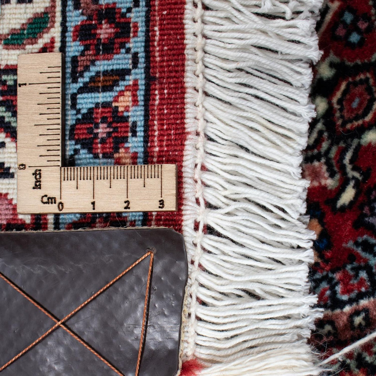 Persisk matta - Bijar - 195 x 136 cm - ljusröd