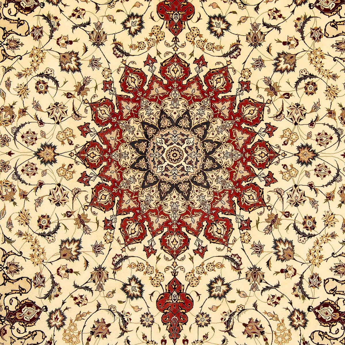 Persisk matta - Tabriz - Royal - 351 x 252 cm - beige