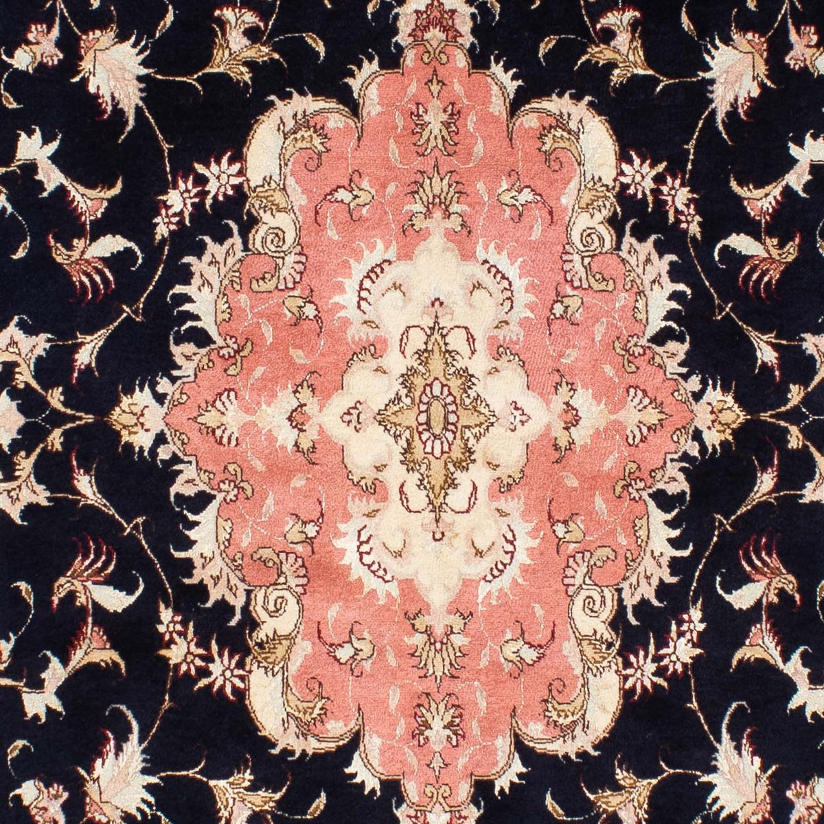 Persisk matta - Tabriz - Royal - 245 x 168 cm - mörkblå