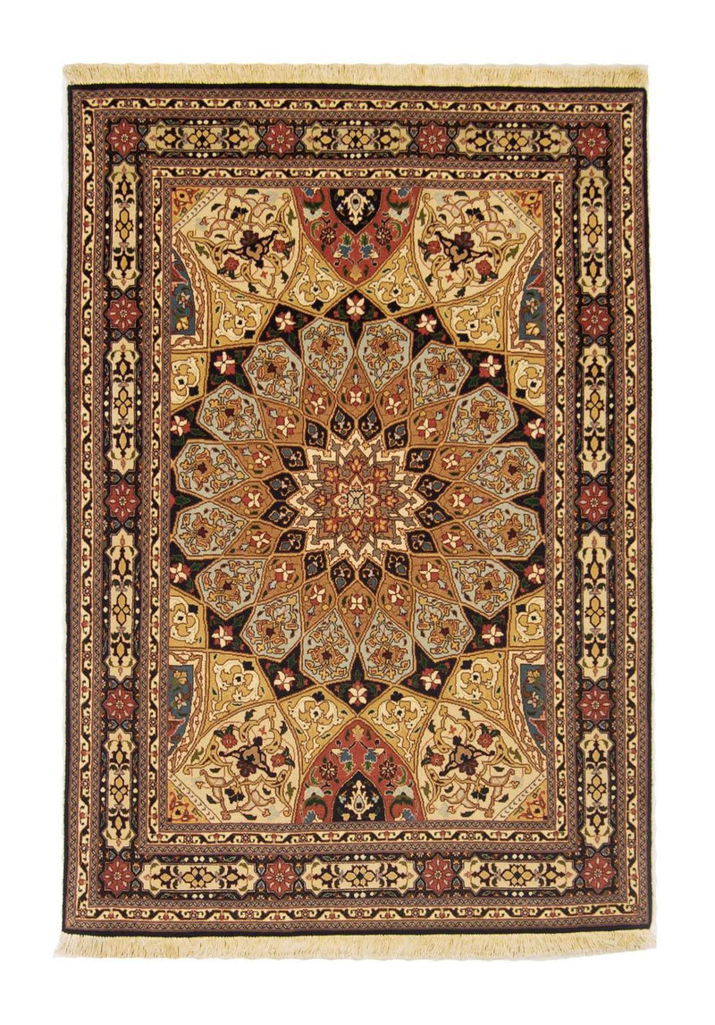 Persisk matta - Tabriz - Royal - 151 x 103 cm - flerfärgad
