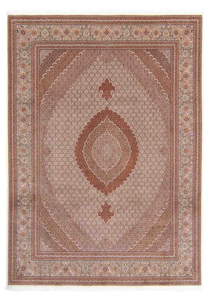 Persisk matta - Tabriz - 358 x 255 cm - ljusbrun