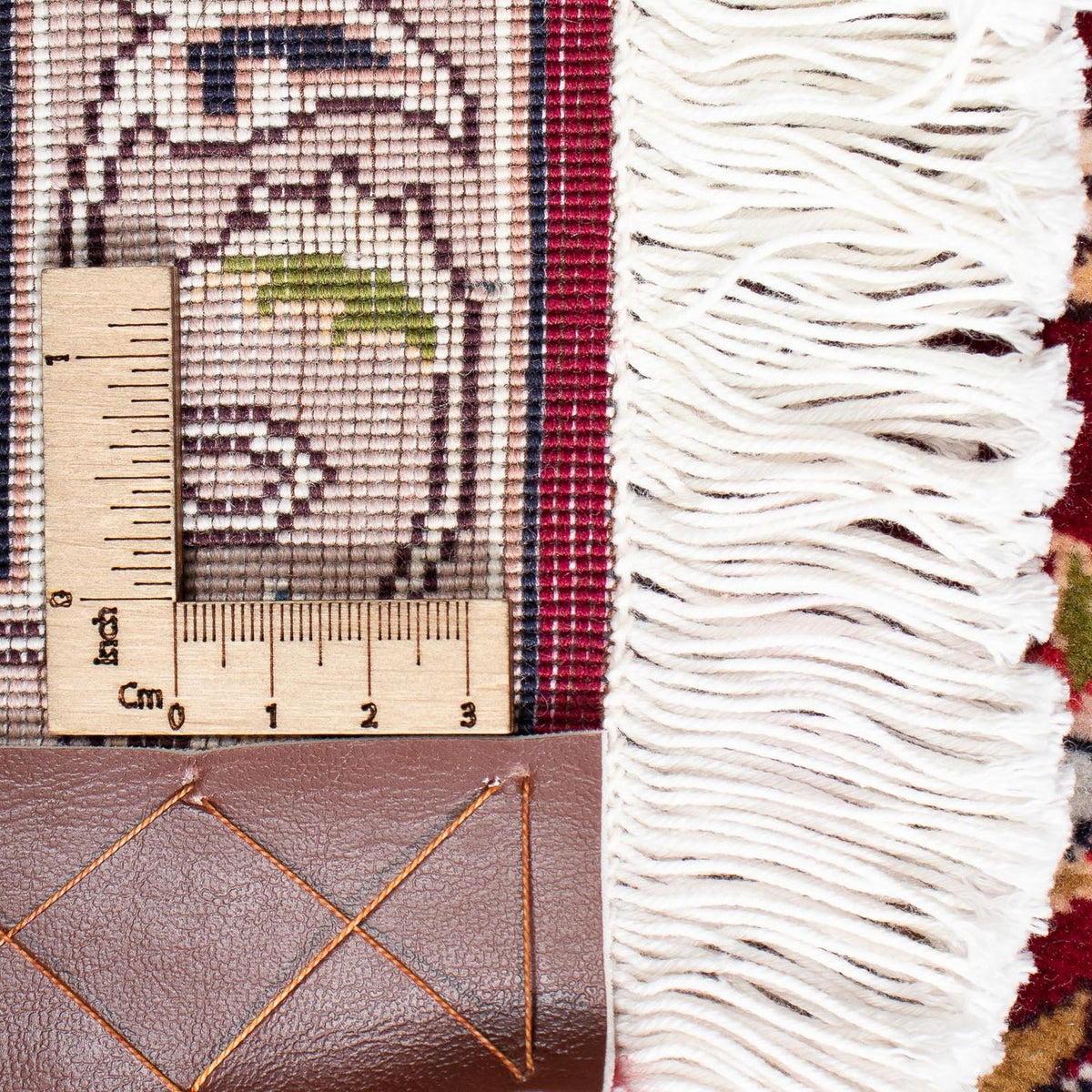 Persisk matta - Tabriz - Royal - 305 x 205 cm - mörkröd