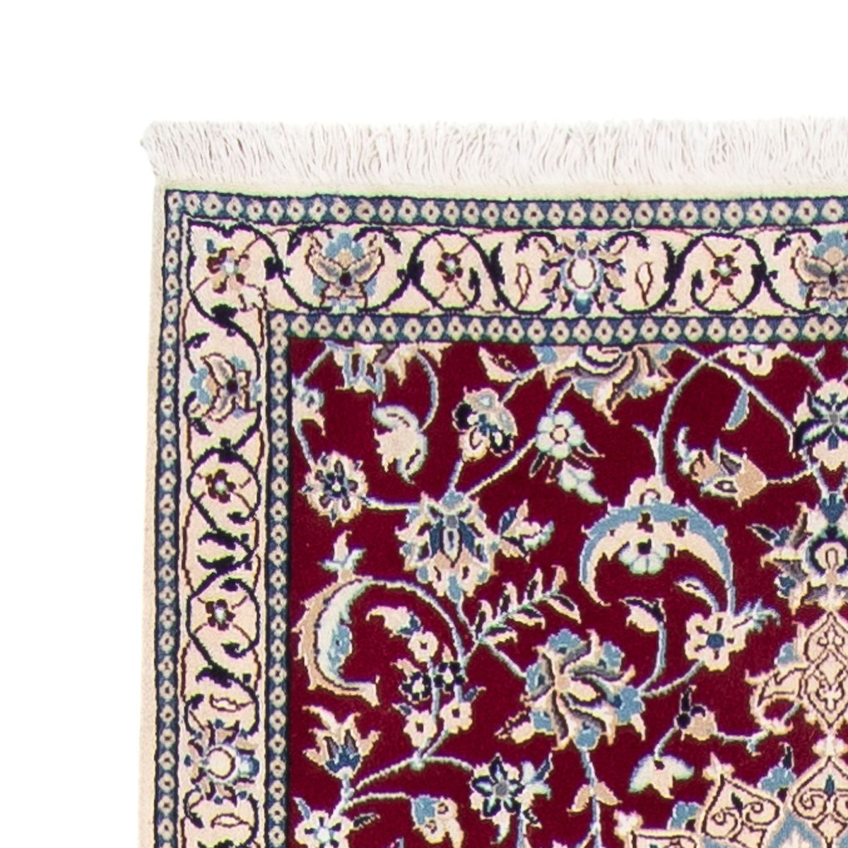 Runner Persisk matta - Nain - Royal - 393 x 89 cm - mörkröd