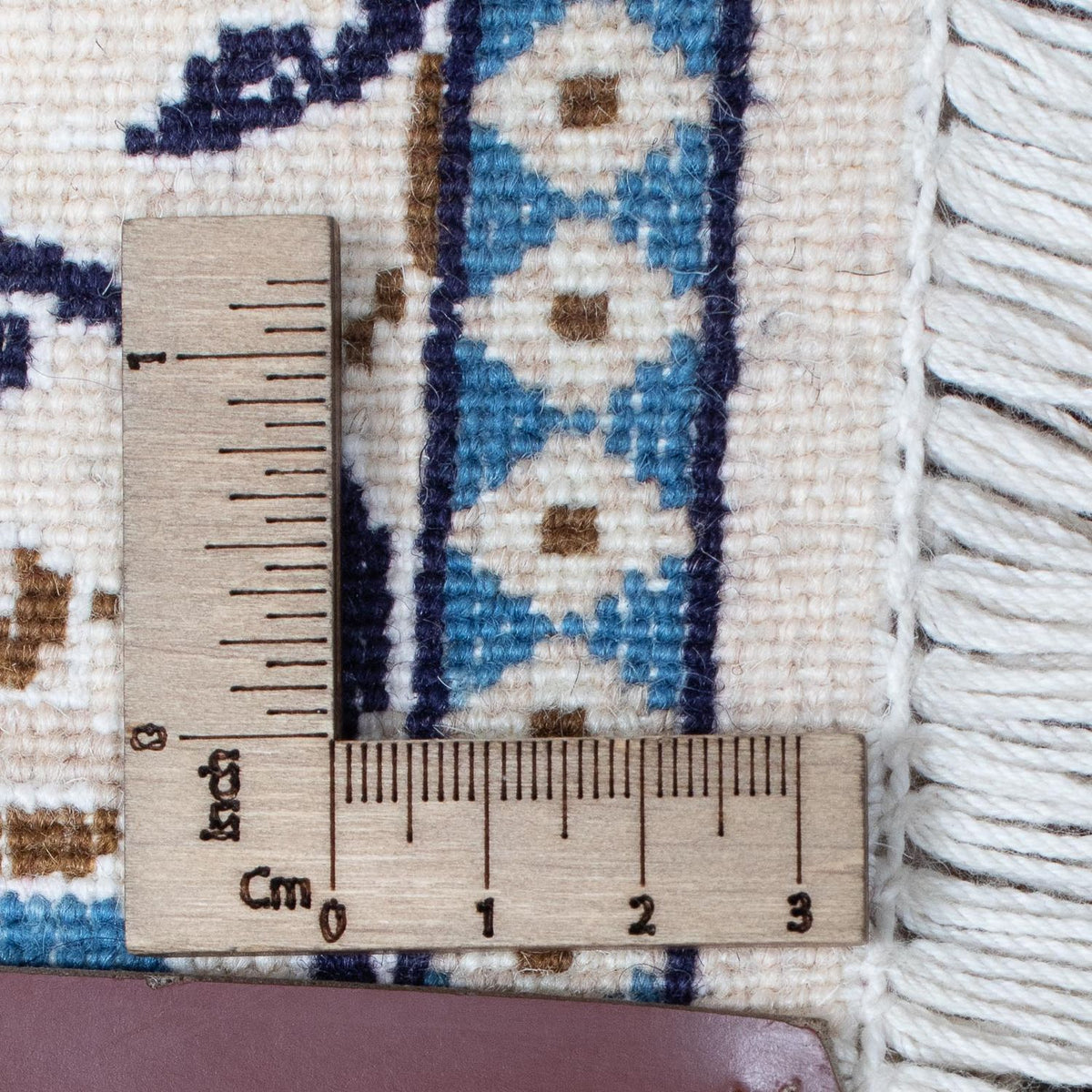 Runner Persisk matta - Nain - Royal - 393 x 89 cm - mörkröd