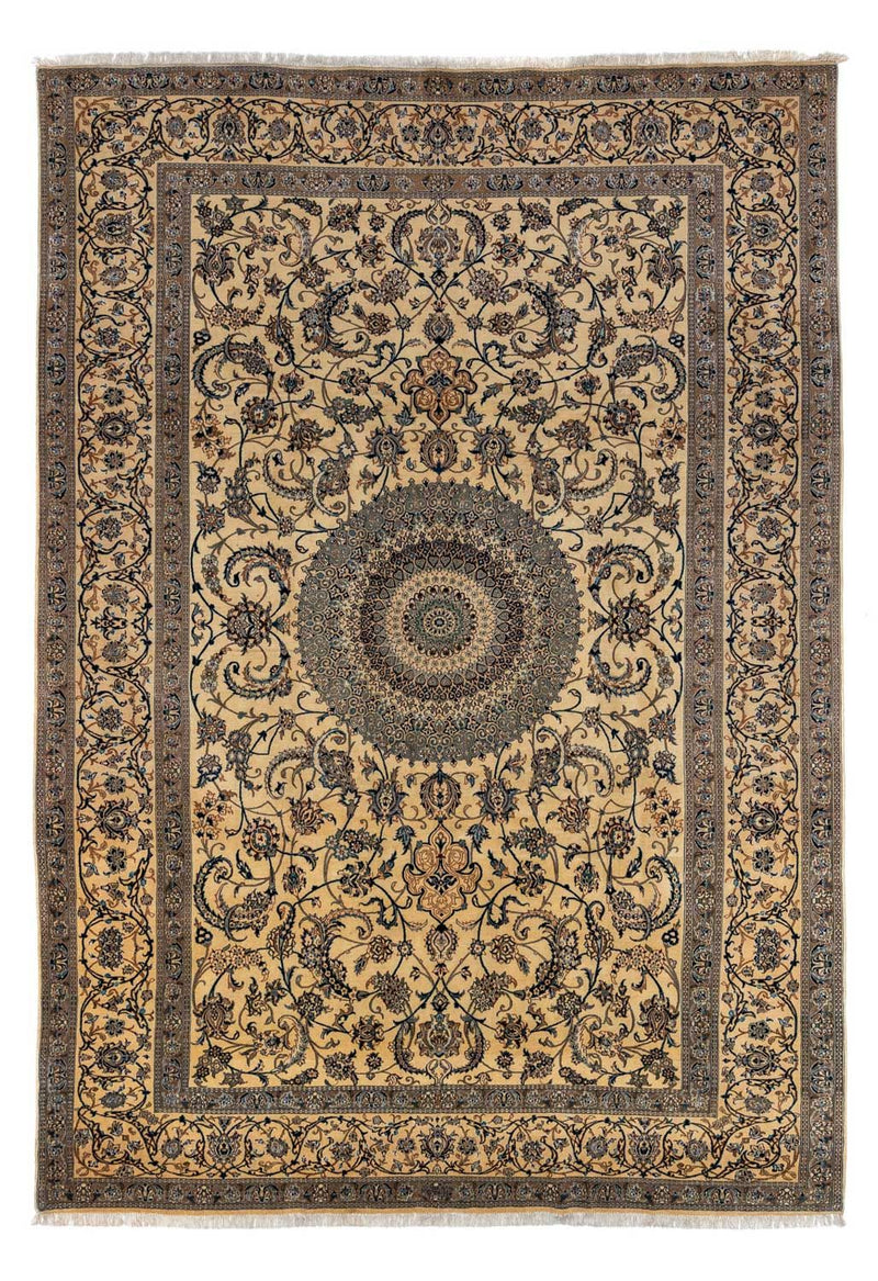 Persisk matta - Nain - Premium - 362 x 243 cm - mörk beige