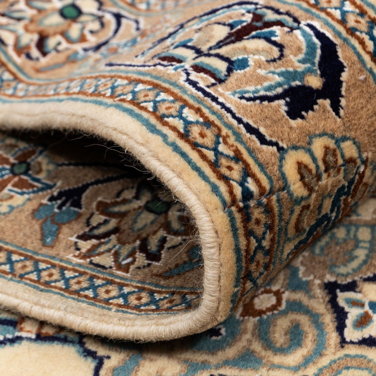 Persisk matta - Nain - Premium - 362 x 243 cm - mörk beige