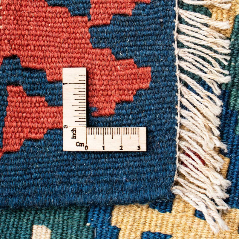 Kelim Carpet - orientalisk matta - 193 x 131 cm - blå