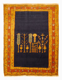 Gabbeh-matta - Loribaft Persian - 210 x 168 cm - mörkblå