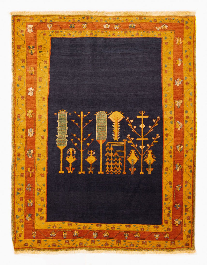 Gabbeh-matta - Loribaft Persian - 210 x 168 cm - mörkblå