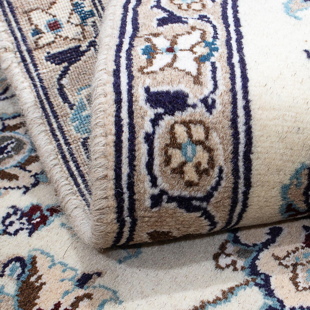 Persisk matta - Nain - 127 x 87 cm - beige