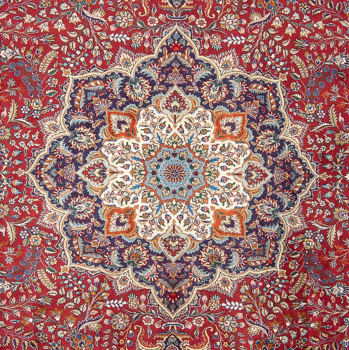 Persisk matta - Tabriz - Royal - 382 x 300 cm - röd
