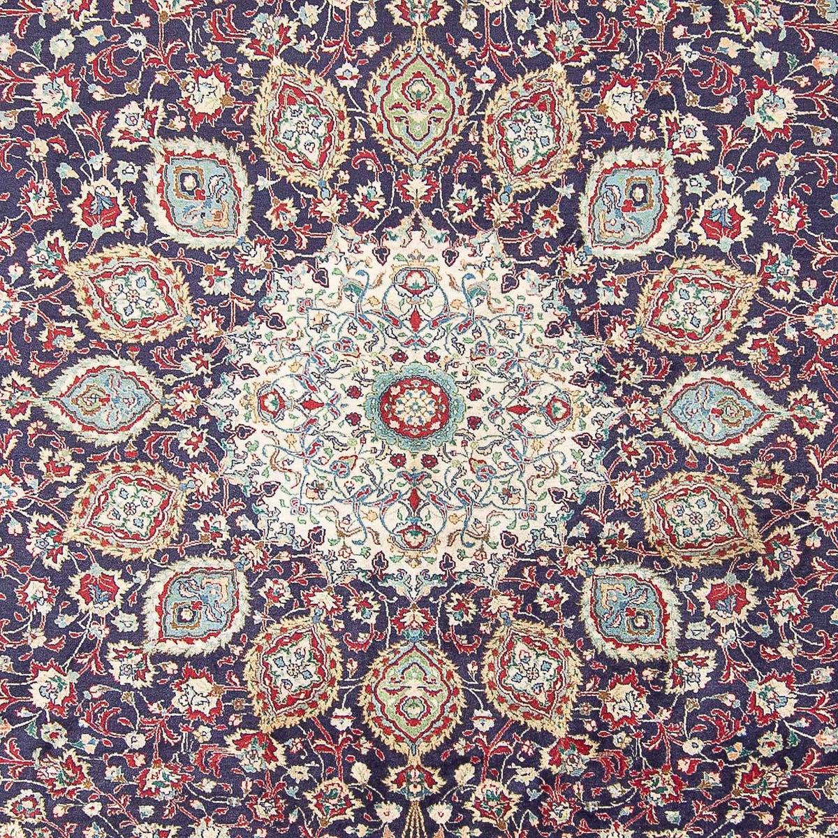 Persisk matta - Tabriz - Royal - 401 x 300 cm - mörkblå