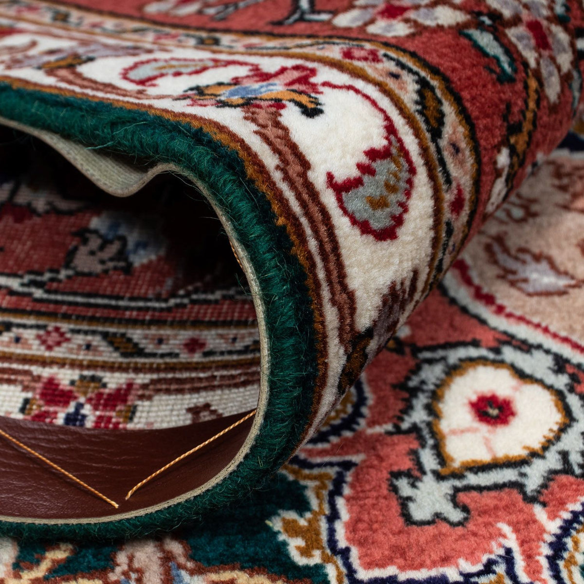 Persisk matta - Tabriz - Royal - 266 x 192 cm - mörkblå