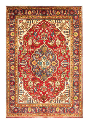Persisk matta - Tabriz - Royal - 213 x 149 cm - röd