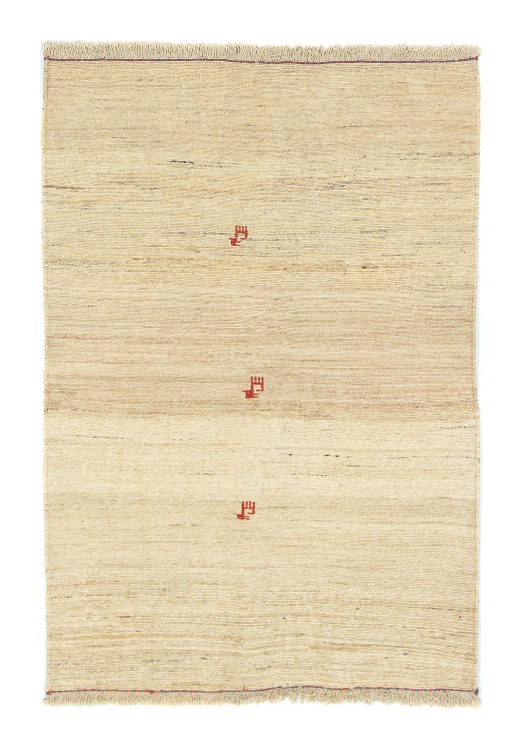 Gabbeh-matta - persisk - 148 x 102 cm - beige